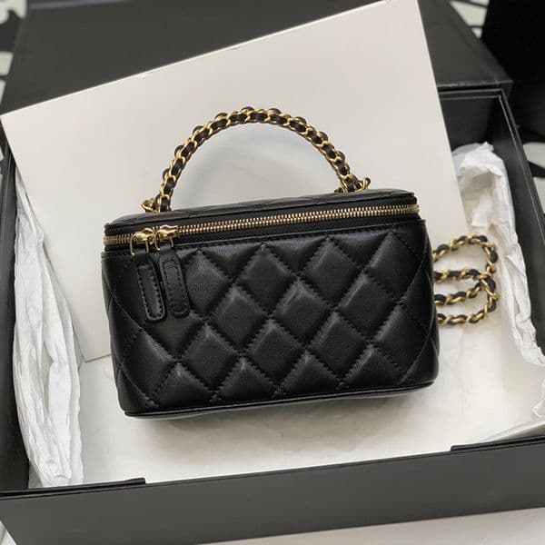 Top10A TOP quality Cosmetic Bag designer bags 17cm lady shoulder handbag genuine leather crossbody bag purse With box C071