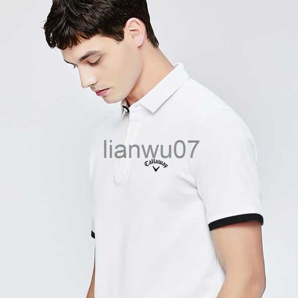Men's T-Shirts 2023 Men's Luxury Brand Golf Shirts New Fashion Sports Short Sleeve Polo QuickDrying Breathable Polo Shirts Casual Cool Tshirt J230705
