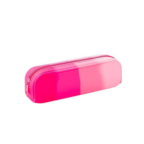 Pencil Case Silicone Waterproof Pencils Organizer Box Pouch Portable Pen Bag Makeup Bags School Office Supplies Gift W0059