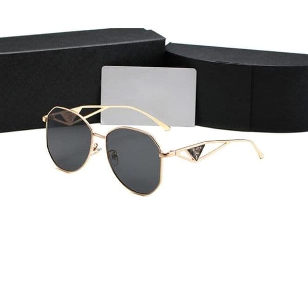Luxury designer Man glass Outdoor sunglasses Metal frame fashion classic Lady sun glasses mirror woman no box