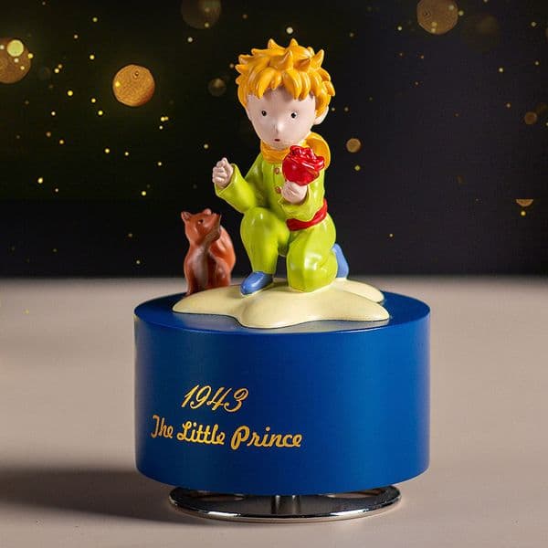 Novelty Items Creative Cartoon Resin Rotating Music Box Boyfriend and Girlfriend's Birthday Gift on Valentine's Day 230707