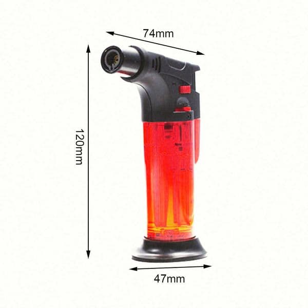 Lighter High Jet Flame Butane No Gas Torch Refillable Adjustable Jet Lighters Powerful Turbo Lighter Portable Tool Aq6z W260202