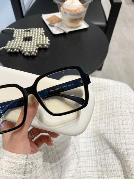 Sunglasses Luxury Designer Sunglasses Same Style Anti Blue Light Plate Xiaoxiang Large Frame for Men and Women CH5408