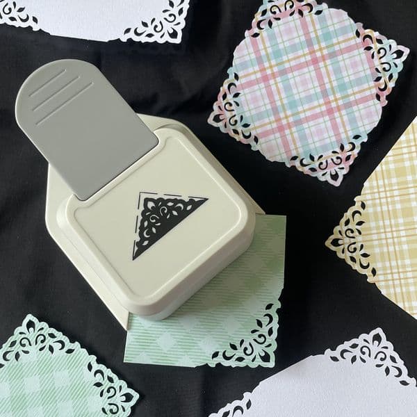 Other Desk Accessories Embossing machine Save effort Fancy border punch DIY manual album decorative paper art card holepunching 230710