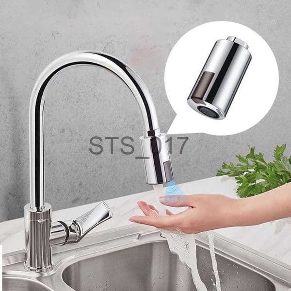 Kitchen Faucets Smart Touch Bathroom Kitchen Faucet Sensor Water-saving Sprayer Tap Automatic Intelligent Infrared Sensor Sink Mixer Taps x0712