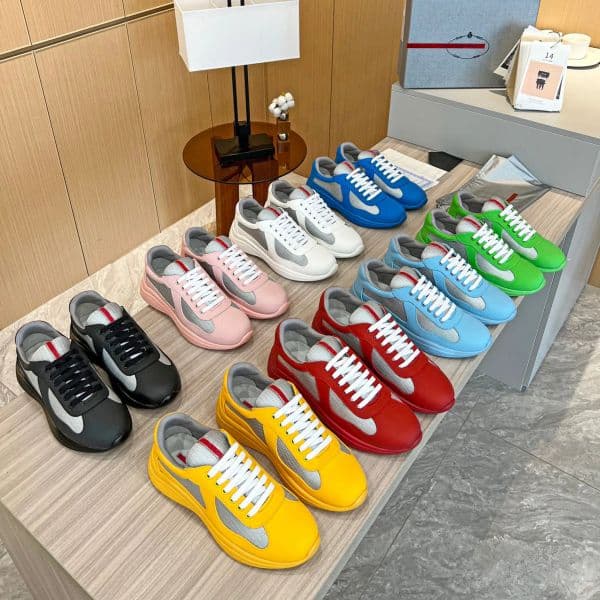 Designer Casual Shoes Cup Xl Patent Leather Sneakers Flat Trainers for Men Leather Nylon Black Mesh Lace-up Outdoor Runner trainer Sport Shoe SNEAKERS