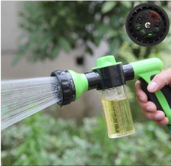 Other Dog Supplies 8 In 1 Jet Spray Gun Pressure Hose Nozzle Foam Soap Dispenser Garden Watering Horse Animal Car Washing Tool Dropsipping 230715