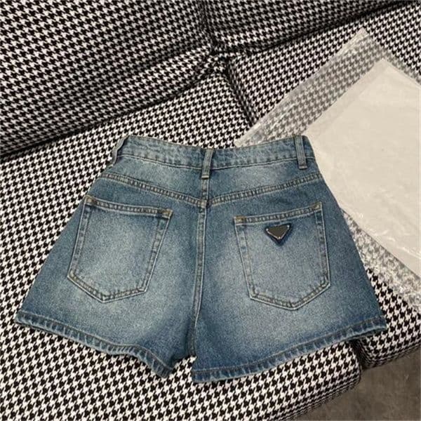 Luxury Denim Shorts For Women Designer Letter Badge Pants Fashion High Waist Woman Short Pant Hip hop Strtwear Jeans X250129 Z260512