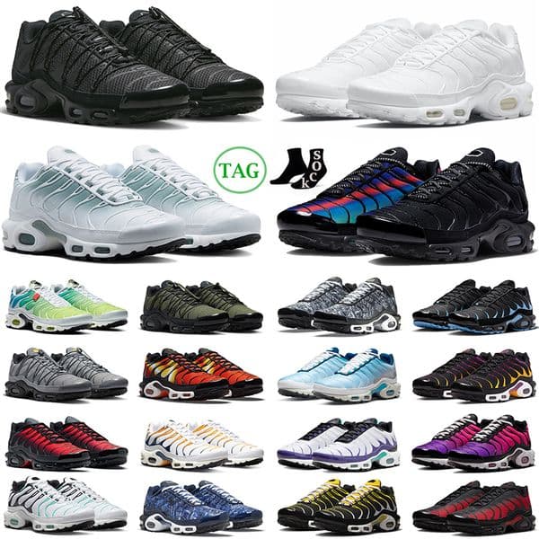 2026 tn terascape plus running shoes men tns Utility Clean White Black Reflective Olive Black Unity Red Black Gradient mens womens outdoor trainers sports sneakers