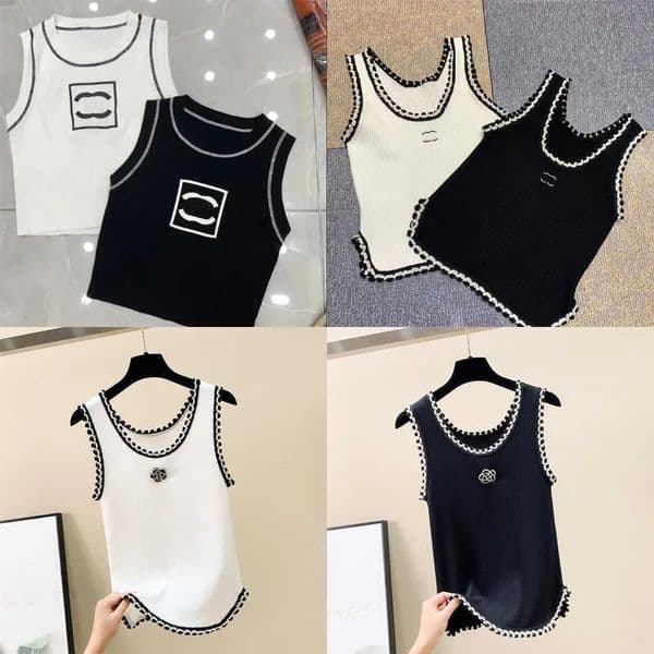 2026 New Italy Brand Women Tanks Sleeveless Vest Letter Printed Embroidery By The Fashion Designer T Shirts Womens Clothing Summer Short Sleeve Sweat 508C Free
