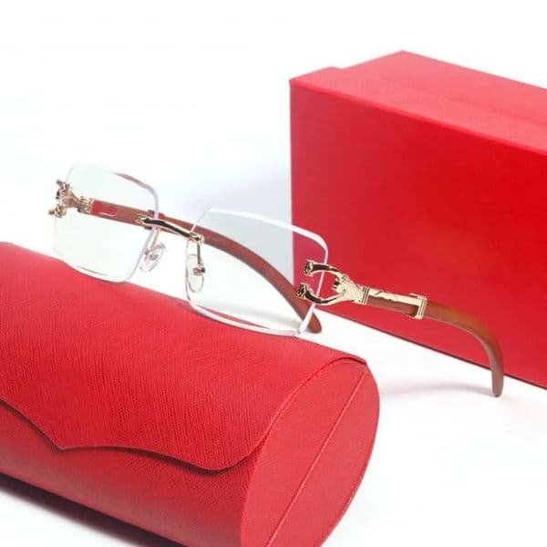 Luxury designer sunglasses men carti sun glasses for women gold buffalo horn Wooden classic eyeglasses personality all-match goggle mens sunglasses womens
