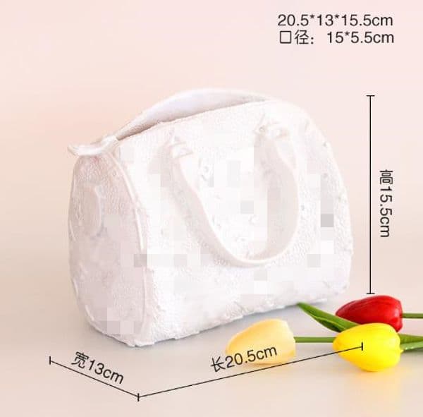 Creative Simulation Dried Flower Coin Pocket Portable Bag Flower Pot Creative Cabas Succulent Plant Flower Device Micro Landscape Personality Matching