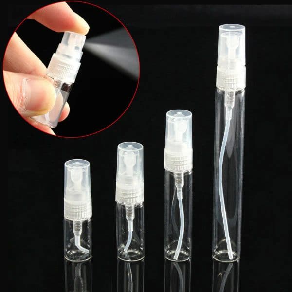Spray Perfume Bottle Glass Travel Empty Atomizer Bottles Cosmetic Packaging Container Wholesale