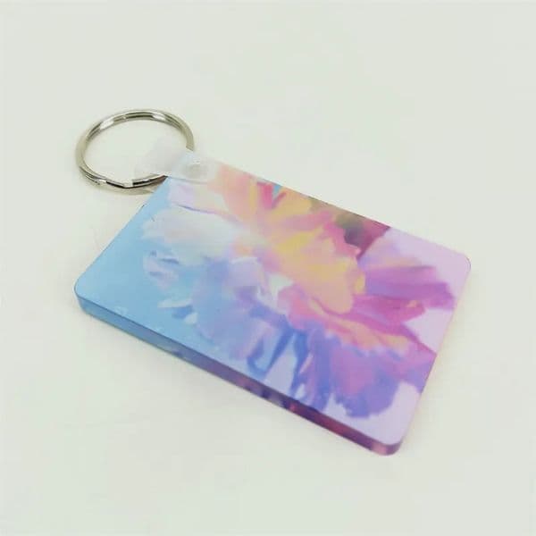 Sublimation Acrylic Keychain Blanks Pendants Heat Transfer Rectangle Keyring Llavero Acrilico De Sublimacion Sublimations-acryl-schlusselanhanger