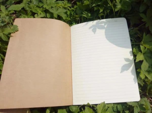 Notepads Travel Journals notebooks Kraft Brown Soft Cover Notebook A5 Size 210 mm x 140 mm 60 Page 30 Sheets stationery office supplies
