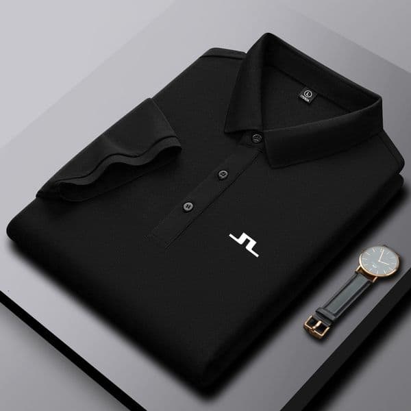 Men's Polos Cotton Short Sleeve TShirt Business Shirt POLO Jersey Top 2023 Summer Cloth J Lindberg 230720
