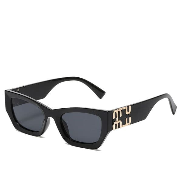 fashion sunglasses mu womens sunglasses personality mirror leg metal large letter design multicolor brand glasses factory outlet promotional special