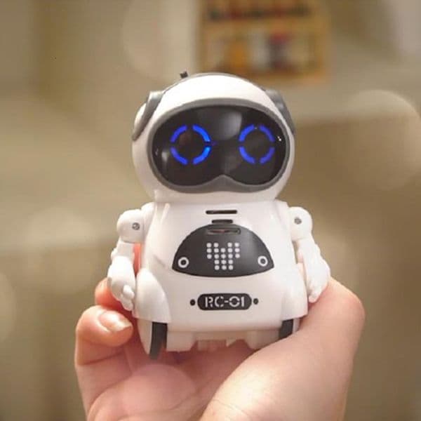 Novelty Games 939A Pocket Robot Talking Interactive Dialogue Speech Recognition Record Singing Dancing Telling Story Boy Girl Toys Kawaii Gift 230721