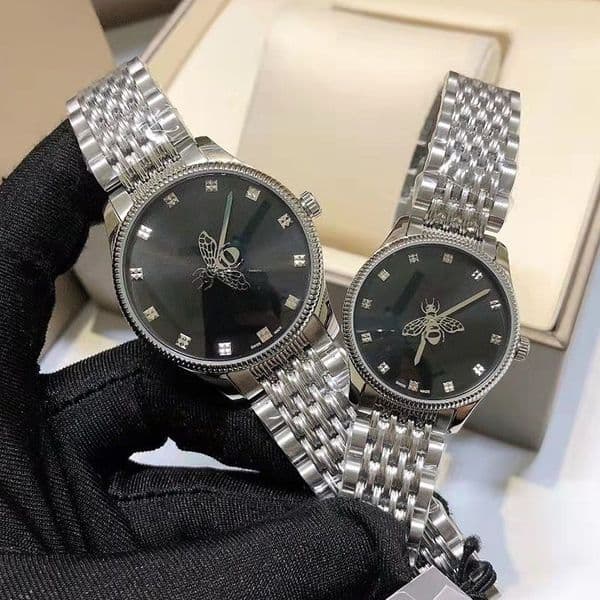 Watch Men's 38mm Women's 28mm Business watches high quality luxury designer Stainless Steel Quartz-Battery waterproof Watches