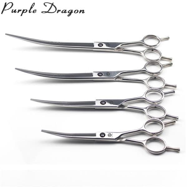 Dog Grooming 5.5" 6" 7" 8" JP Stainless Bend UP Scissors Up Curved Shears Dog Grooming Scissors Professional Pet Scissors Animal Shears Z1028 230721