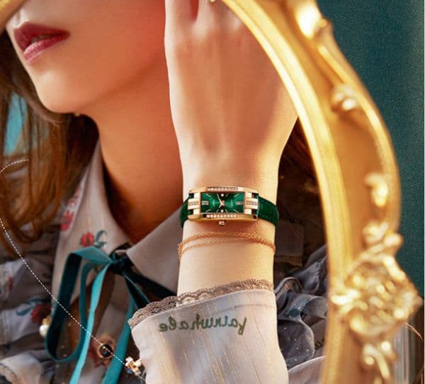 Watch Women's Business watches high quality designer luxury Quartz-Battery Leather waterproof 21mm Watches