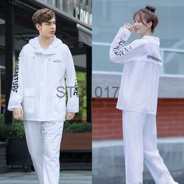 Raincoats Outdoor hiking fishing mountain climbing raincoat rain pants split set adult men women rain proof full body new bicycle raincoat x0724