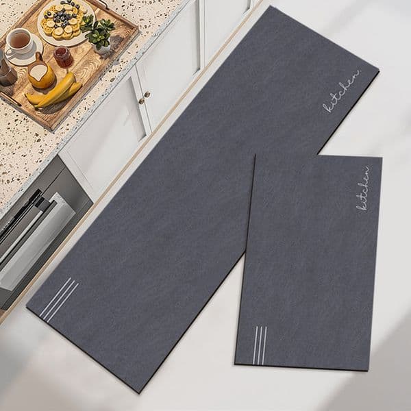 Carpet Oilproof Kitchen Mat PVC Absorbent Long Rug Nonslip Bathroom Living Room Decoration Foot Supplies 230725