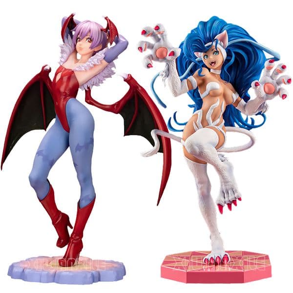 2026 New 2026 New Toy Figures 26Cm Darkstalkers Figuras Anime Bishoujo Felicilith Sexy Girl Anime Morrigan Aensland Action Figure Adult Model Doll Toy B