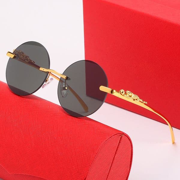 Men Sunglasses Classic Brand Retro Sunglasses Luxury Designer Eyewear Metal Frame Designers Sun Glasses Woman with box KD 31368665 circular