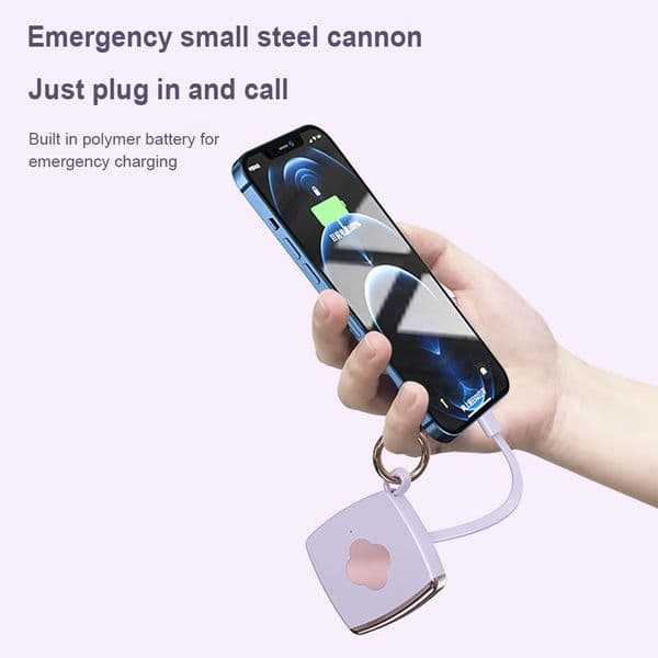 2000mAh power banks Electroplating Type-C External Battery Charger Powerbank Mobile Power Bank for Smart Phone