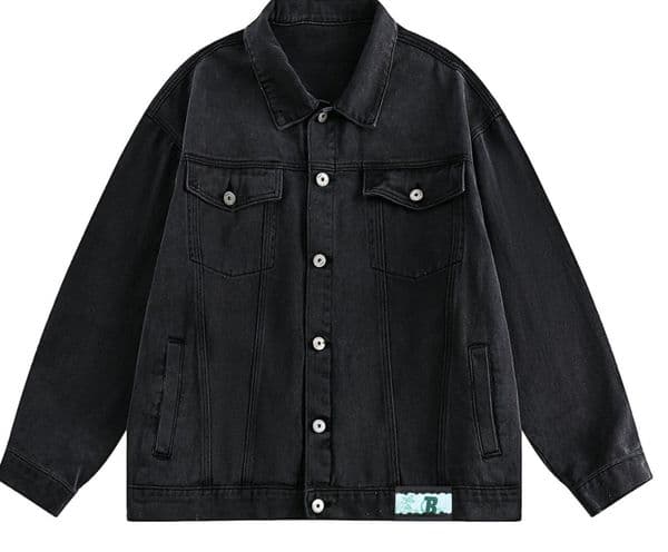 mens jacket autumn jackets men designer jacket Baggy multi-colored slimming jacket embroidery denim jacket fashion Teen trend retro wash Pair coat men's and women's