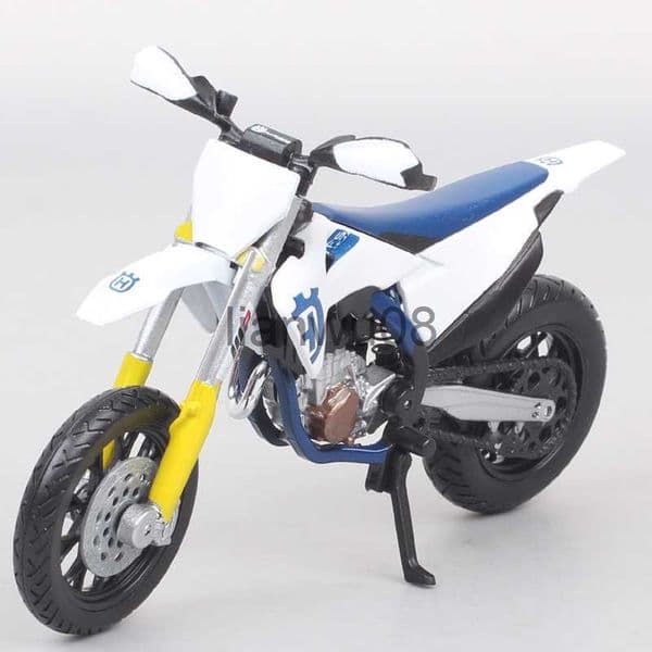 Diecast Model Cars 118 Scale Bburago Husqvarna FS 450 Supermoto Motorcycle Model Diecasts Toy Vehicles Motocross Endurance Racing Bike Replicas x0731