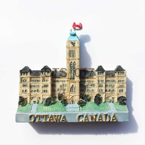 Fridge Magnets Ottawa City Hall landmark building tourism Memorial decoration handicraft gift magnet refrigerator sticker x0731