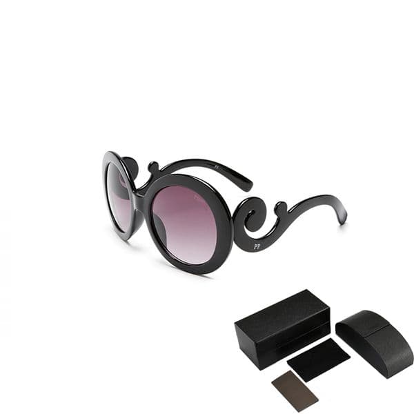Designer Sunglass Fashion Sunglasses Unique Curve Foot Women Men Sun glass Elegant Goggle Adumbral 3 Color Option Eyeglasses Beach Walk