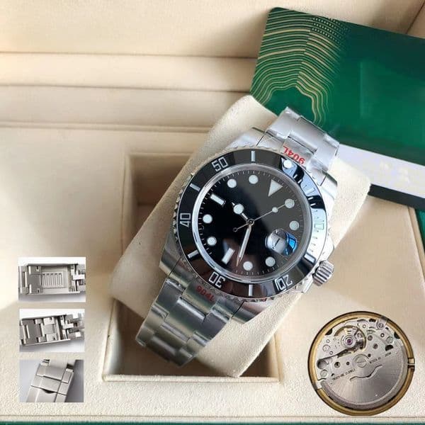 Super watch luxury men's automatic watch ceramic full stainless steel super luminous waterproof relojes de lujo para hombre sapphire glass super watch