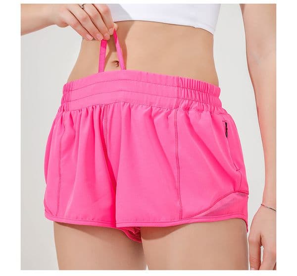 Womens Yoga Shorts Outfits with Exercise Fiess Wear Summer Coolness Hot Sell Short Pants Girls Running Elastic Pants Sportswear Pockets