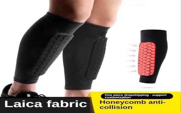 Elbow Knee Pads Soccer Shin Guards Outdoor Sport Honeycomb AntiCollision Protection Leg Guard Socks Shank Protector Protege Tib