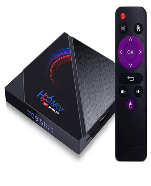 1 pcs H96 Max Allwinner H616 Quad Core Android 100 TV Box Dual Band 24G58G WiFi Smart 4K Streaming Media Player