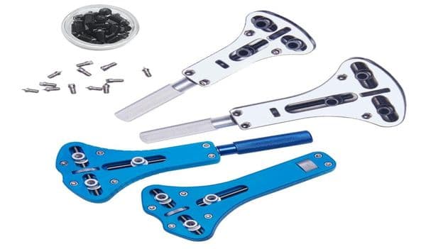 Solid Steel Watch Case Opener Tool Adjustable3 Claws Screw Watch Back Cover Remover Open Wrench Watchmaker Repair Tools Kit 220701