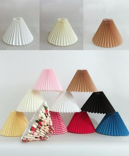 Lamp Covers Shades Japanese Style Fabric Lampshade Pleated Shade For Table Standing Floor Bedroom Decor E27