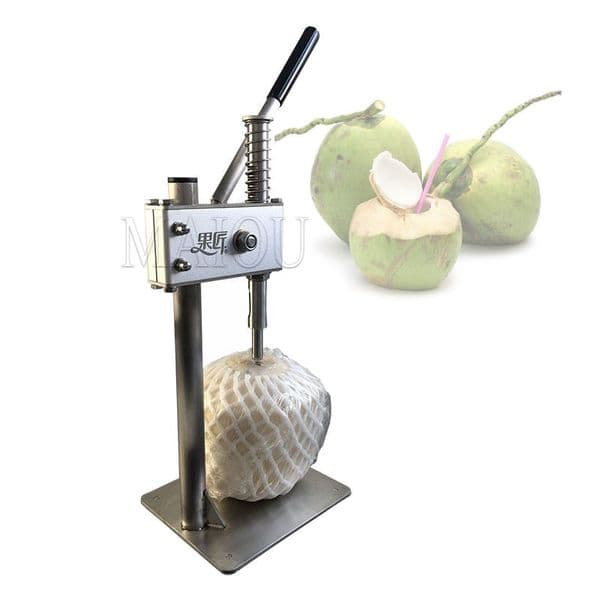 Stainless Steel Open Green Coconut Cutting Knife Fruit Shop Commercial Coconut Machine Manual Portable Coconut Hole Opener