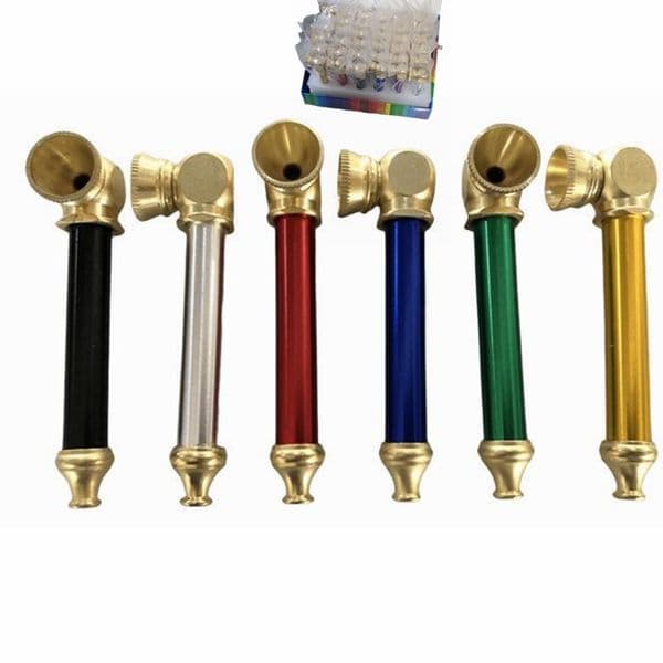 80Mm Metal Smoking Pipes Detachable Cleaning Portable Pocket Hand Pipe Tobacco Herb Cigarette Holder B2