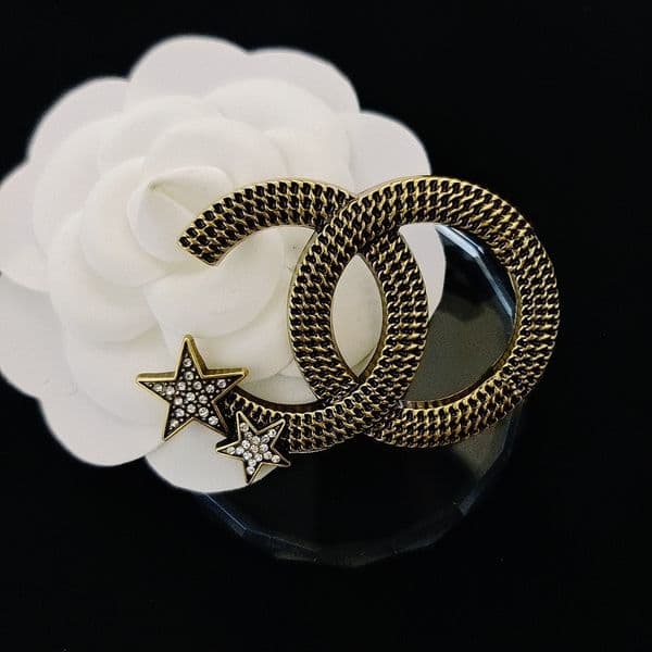 Letter Vintage Brooches Pin Designer Brand Brooch Suit Star Pin Fashion Jewelry Accessorie Marry Wedding Party Gift