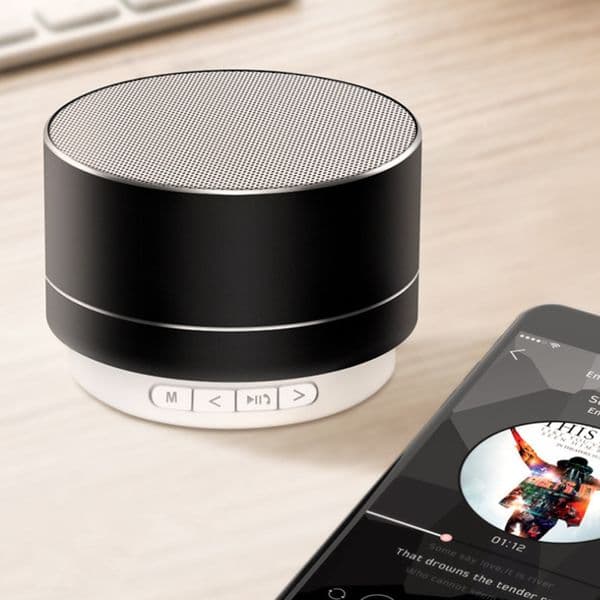A10 Mini Portable Speaker Bluetooth Wireless Speakers Handsfree with FM TF Card Slot LED Audio Player for MP3 Tablet PC in Box