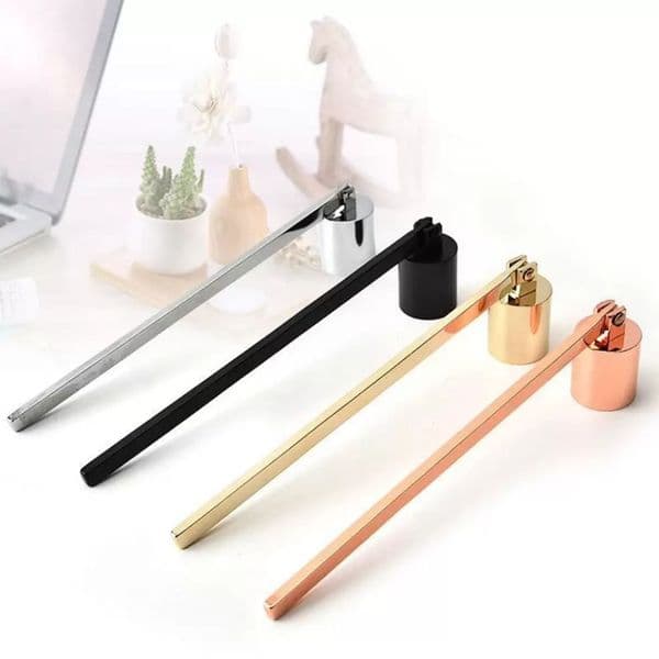 UPS Stainless Steel Candle Flame Snuffer Wick party favor Trimmer Tool Multi Colour Put Out Fire On Bell Easy To Use