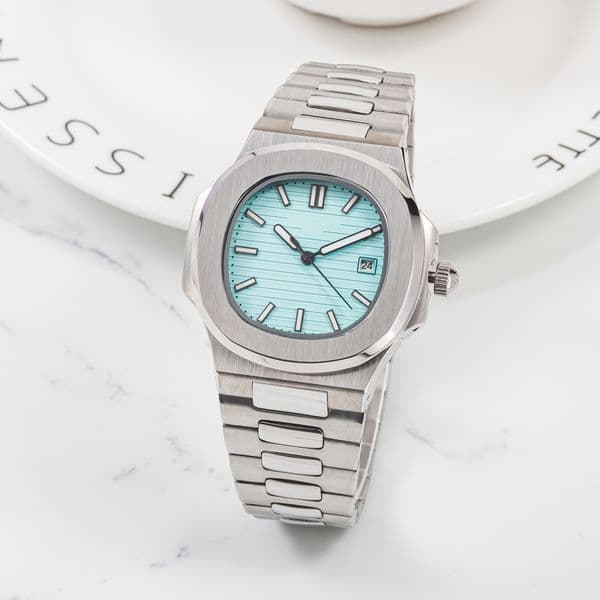 new men's watch automatic movement stainless steel strap buckle super luminous watch
