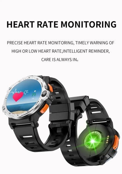 USA Euro Bands GPS 64Gb Smartwatch 4G Android Smart Watch With Wifi Sim Card Call 128Gb 8Mp Hd Cameras BP Heart Rate Bluetooth Whatsapp Facebook Gsm/Wcdma/Lte Phone