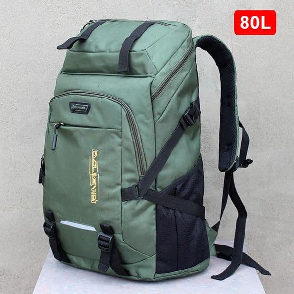 Outdoor Bags 60L80L Two Sizes Travel Backpack Men Women Large Capacity Luggage Student Laptop Bag Camping Rucksack 231114