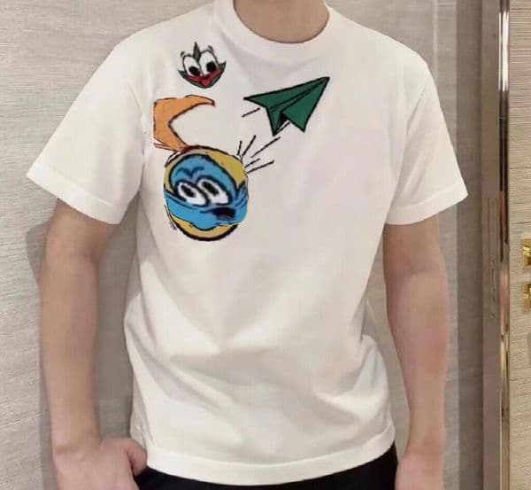 T shirt designer Men's T-Shirts T Shirt Print Geometry Luxurys Tees Summer Women Tops Cotton Short Sleeve Anti-Shrink Polos Oversized Apparel Asian size 5XL