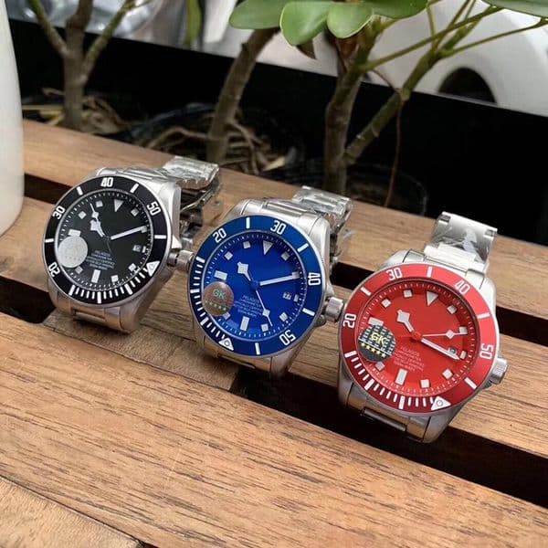 luxury watch green dial automatic mechanical movement men watches stainless steel male wrist watch business watch